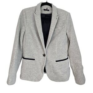 Tommy Hilfiger Women's Gray‎ Sport Coat One Button Blazer Size 10